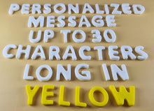 Up to 30 Edible 3D 20mm Personalized Letters, Text, icing toppers, cake cupcakes decorations T085