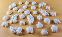 30 x Edible 3D 10mm Snowdrop Flowers, icing toppers, cake cupcakes decorations T066