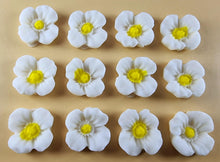 12 x Edible 3D 20mm flowers icing toppers, cake cupcakes decorations T106