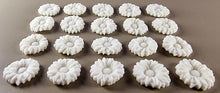 20 x Edible 3D 20mm flower flowers icing toppers, cake cupcakes decorations T021