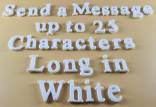 25 x Edible 3D Personalized Times New Roman Font, icing toppers, cake cupcakes decorations T083
