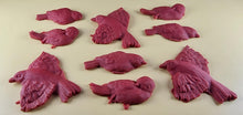 9 x Edible 3D 60mm Large Birds set icing toppers, cake cupcakes decorations T110