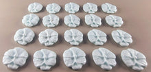 20 x Edible 3D 20mm flower flowers icing toppers, cake cupcakes decorations T028