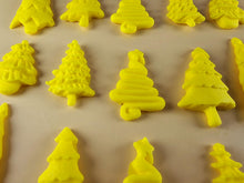15 x Edible 3D 45mm Christmas Trees, icing toppers, cake cupcakes decorations T088