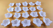 20 x Edible 3D 25mm Cherry Blossoms Flowers, icing toppers, cake cupcakes decorations T069