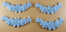 4 x Edible 3D 110mm Garlands, Christmas icing toppers, cake cupcakes decorations T097