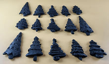 15 x Edible 3D 45mm Christmas Trees, icing toppers, cake cupcakes decorations T088