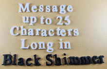 25 x Edible 3D Personalized Times New Roman Font, icing toppers, cake cupcakes decorations T083