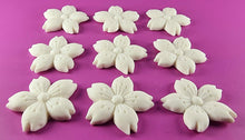 9 x Edible 3D 40mm Cherry Blossoms icing toppers, cake cupcakes decorations T051