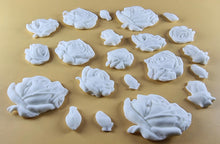 20 x Edible 3D 33mm Mixed Rose Set, icing toppers, cake cupcakes decorations T089