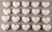 20 x Edible 3D 20mm Hearts icing toppers, cake cupcakes decorations T058