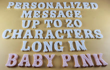 20 x Edible 3D 25mm Personalized Letters, Text, icing toppers, cake cupcakes decorations T084
