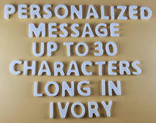 Up to 30 Edible 3D 20mm Personalized Letters, Text, icing toppers, cake cupcakes decorations T085
