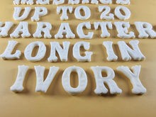 20 x Edible 3D 25mm Personalized Letters, Text, icing toppers, cake cupcakes decorations T084