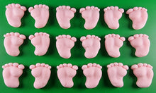 18 x Edible 3D 30mm Baby Feet icing toppers, cake cupcakes decorations T041
