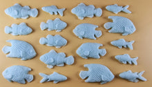 18 x Edible 3D 40mm Fish Set, icing toppers, cake cupcakes decorations T073