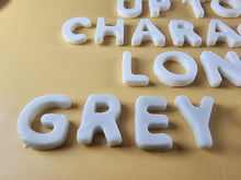 Up to 30 Edible 3D 20mm Personalized Letters, Text, icing toppers, cake cupcakes decorations T085