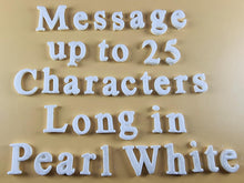 25 x Edible 3D Personalized Times New Roman Font, icing toppers, cake cupcakes decorations T083