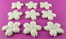 9 x Edible 3D 50mm Cherry Blossoms icing toppers, cake cupcakes decorations T052