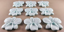 9 x Edible 3D 48mm Orchid, Orchids, flowers, flower, icing toppers, cake cupcakes decorations T038