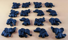16 x Edible 3D 25mm Elephant Set, icing toppers, cake cupcakes decorations T071