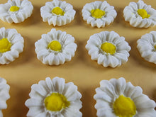12 x Edible 3D 22mm flowers icing toppers, cake cupcakes decorations T104