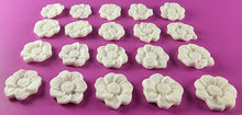 20 x Edible 3D 22mm flower flowers icing toppers, cake cupcakes decorations T025
