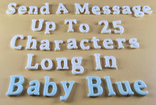 25 x Edible 3D Personalized Cumbria Font Text, icing toppers, cake cupcakes decorations T082
