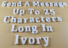 25 x Edible 3D Personalized Cumbria Font Text, icing toppers, cake cupcakes decorations T082
