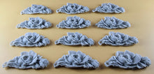 12 x Edible 3D 55mm Rose Bunches, icing toppers, cake cupcakes decorations T080