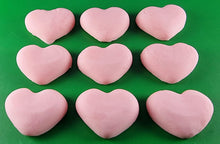 9 x Edible 3D 40mm Hearts icing toppers, cake cupcakes decorations T060