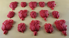 15 x Edible 3D 30mm Rose Bud Set, icing toppers, cake cupcakes decorations T074