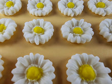 12 x Edible 3D 22mm flowers icing toppers, cake cupcakes decorations T104