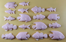 18 x Edible 3D 40mm Fish Set, icing toppers, cake cupcakes decorations T073