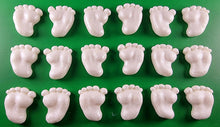 18 x Edible 3D 30mm Baby Feet icing toppers, cake cupcakes decorations T041