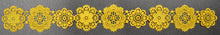 3 x Simply Heaven Edible Pre-Made Ready to Use Edible Cake Lace made from mat 71
