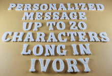 20 x Edible 3D 25mm Personalized Letters, Text, icing toppers, cake cupcakes decorations T084