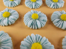 12 x Edible 3D 35mm Daisies Daisy flowers icing toppers, cake cupcakes T118