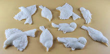 9 x Edible 3D 60mm Large Birds set icing toppers, cake cupcakes decorations T110
