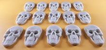 15 x Edible 3D 42mm Skulls, Skull icing toppers, cake cupcakes decorations T040