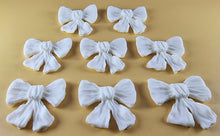 8 x Edible 3D 40mm Large Bows icing toppers, cake cupcakes T120