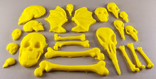 20 x Edible 3D 50mm Skull and Bones set icing toppers, cake cupcakes decorations T057