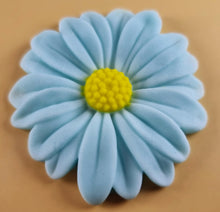 4 x Edible 3D 70mm Large Daisy Flowers icing toppers, cake cupcakes T122