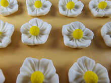 12 x Edible 3D 20mm flowers icing toppers, cake cupcakes decorations T105