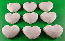 9 x Edible 3D 40mm Hearts icing toppers, cake cupcakes decorations T060