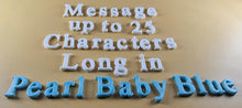25 x Edible 3D Personalized Times New Roman Font, icing toppers, cake cupcakes decorations T083