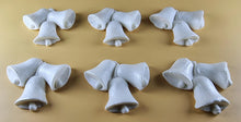 6 x Edible 3D 55mm Jingle Bells, Christmas icing toppers, cake cupcakes decorations T095