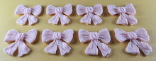 8 x Edible 3D 40mm Large Bows icing toppers, cake cupcakes T120