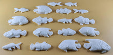 18 x Edible 3D 40mm Fish Set, icing toppers, cake cupcakes decorations T073
