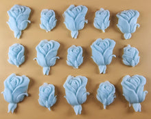 15 x Edible 3D 30mm Rose Bud Set, icing toppers, cake cupcakes decorations T074
